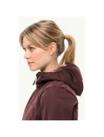 Dámska prechodná bunda s kapucňou Jack Wolfskin Windhain Hoody W softshell červená (1307481_2866)