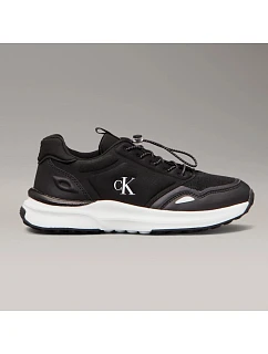 Calvin Klein dámske tenisky V3X9-83010-1464999 BLACK LOW CUT LACE-UP SNEAKERS