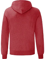 Fruit of the Loom Classic Hooded Sweat Mikina s kapucňou 16.2208 heather red