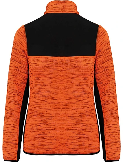Dámská pracovní pletená fleecová bunda 20. fluorescent orange melange/black model 22448856 - WK Dámská pracovní pletená fleecová bunda 20. fluorescent orange melange/black model 22448856 - WK