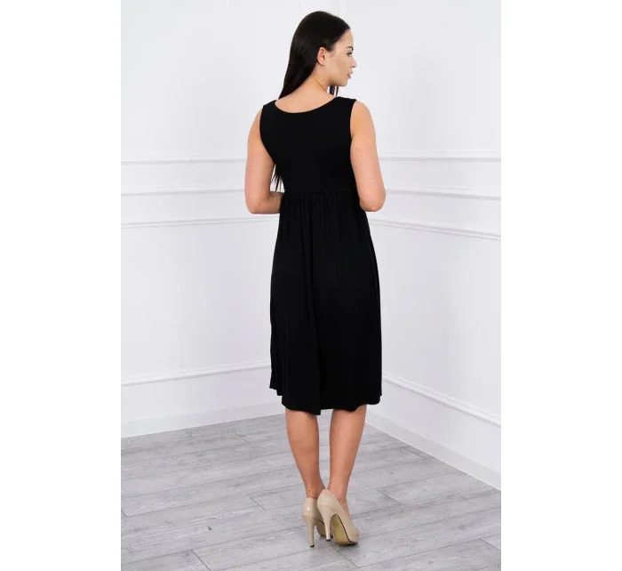Šaty se širokými ramínky černé Šaty se širokými ramínky černé