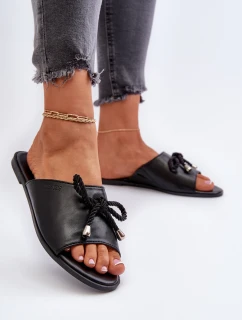 Dámské sandály z ekokože Big Star model 21653772 Černé - Big Star Shoes