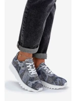 Vzorované Sportovní Boty Na Platformě S D&A Modré model 21686196 - S.Barski