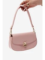 Malá kožená kabelka Růžová model 22220893 - Flora&Co