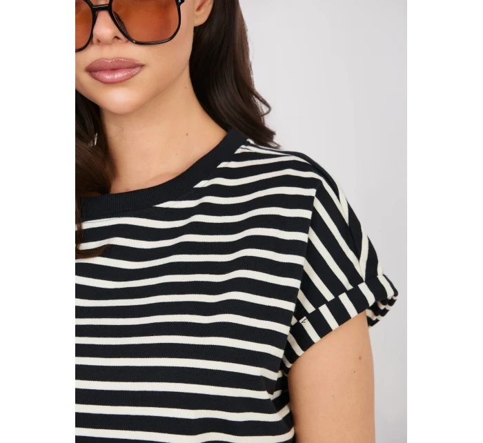 Tričko D12127M02858A čierne