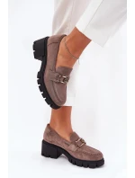 Dámske čižmy 39921 dark beige - Step in style