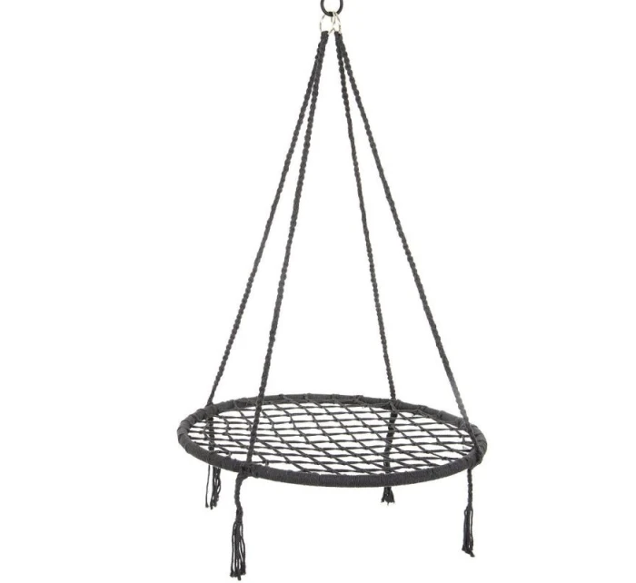 ZÁHRADNÁ HOJDAČKA BOCIANIE HNIEZDO 80CM SIVÁ