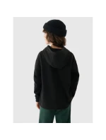 Chlapčenská fleecová mikina s kapucňou 4F Junior 4FJWAW24TFLEM213-20S