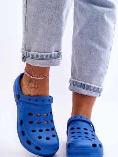Damskie Klapki Niebieskie Piankowe  EVA