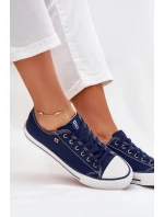 Dámské Nízké Tenisky Big Star model 21705176 Tmavě Modré - Big Star Shoes Dámské Nízké Tenisky Big Star model 21705176 Tmavě Modré - Big Star Shoes