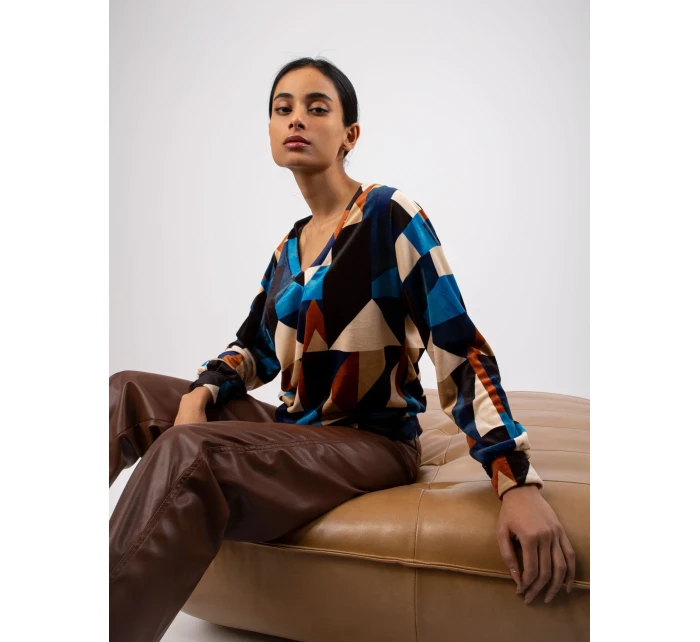 Blúzka DHJ BZ 6550.74P tmavo modrá