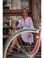 model 19660850 Rozšířené mini šaty fialové - Moe