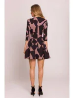 model 20970653 Přiléhavé mini šaty s potiskem model 2 - Moe