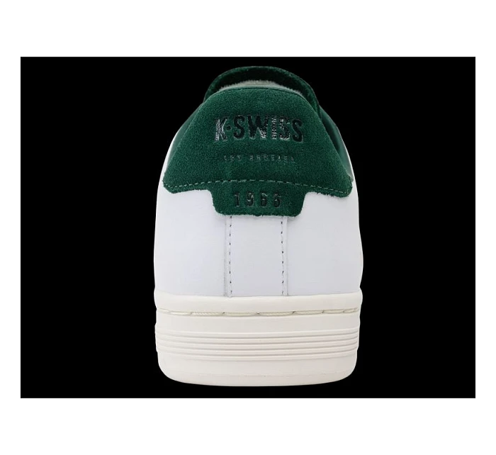Tenisky K-swiss LOZAN KLUB LTH WHITE/POSY GREEN/SNOW WHITE-M (07263-130-M)