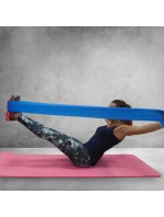 Fitness elastické LONG MEDIUM modré DK model 21155498 - PROfit