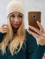 Čiapka Agata K222 svetlo béžová