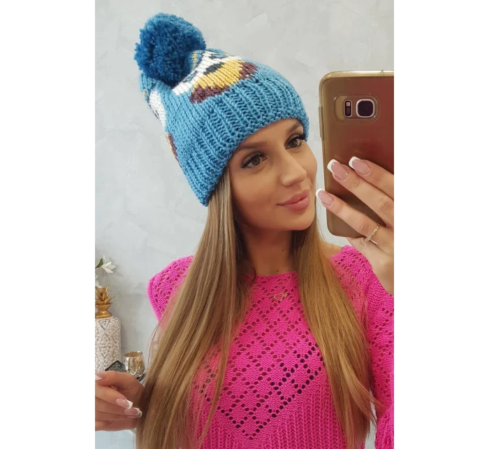 Dámska čiapka Owl K340 tyrkysová Dámska čiapka Owl K340 tyrkysová