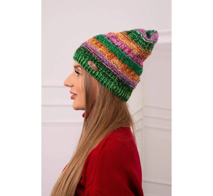 Fleecová čepice Patrycja K254 model 18752125 neonová - K-Fashion