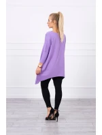 Oversize halenka fialová Oversize halenka fialová