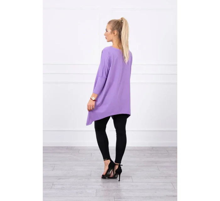 Oversize halenka fialová Oversize halenka fialová