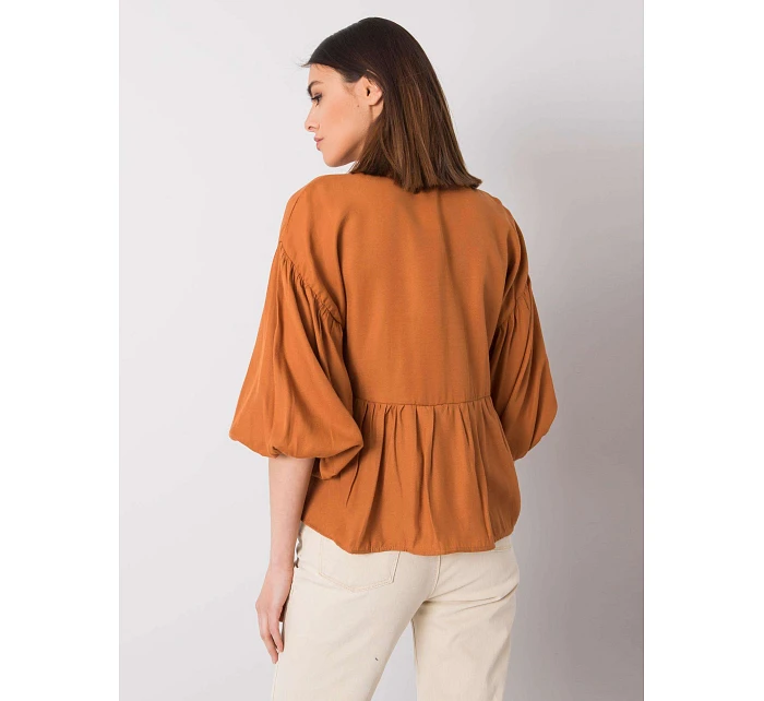 Košeľa 328 KS 4023.57 svetlohnedá