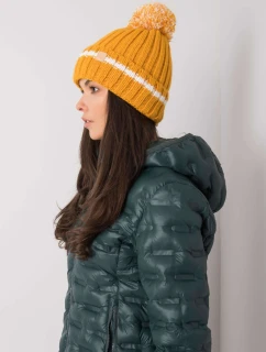 Dámska čiapka.92 tmavo žltá