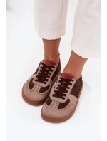 Dámske semišové barefoot tenisky Zazoo - hnedé Dámske semišové barefoot tenisky Zazoo - hnedé