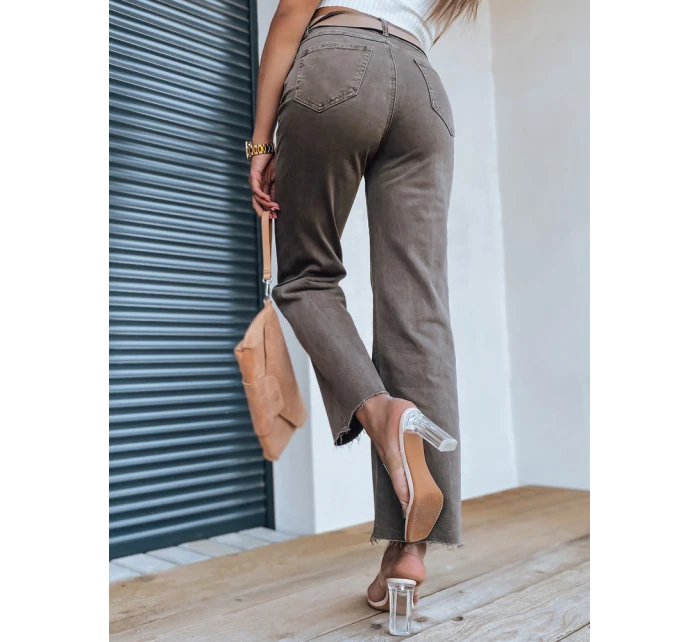Dámské džínové kalhoty coffee Dstreet model 21965923 - FashionStreet Dámské džínové kalhoty coffee Dstreet model 21965923 - FashionStreet