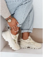 FashionStreet béžové dámske tenisky ZY1011