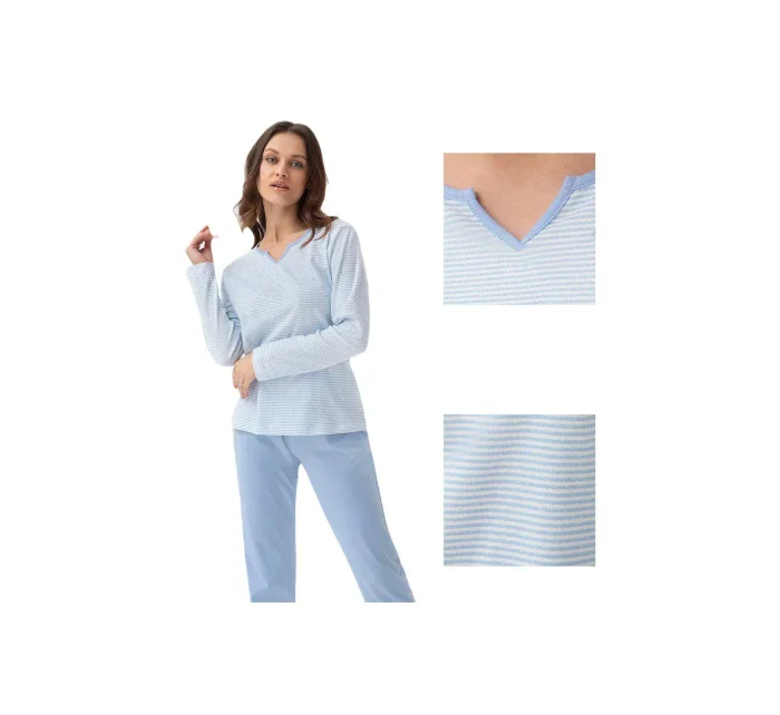 Luna 395 dĺžka/r S-2XL Z24/25 dámske pyžamo Luna 395 dĺžka/r S-2XL Z24/25 dámske pyžamo