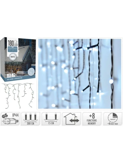 LAMPKI CHOINKOWE  180 LED  BIAŁY model 21832455