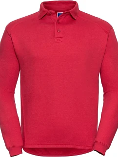 Russell Athletic 012M Pracovná mikina s golierom 12.012M classic red