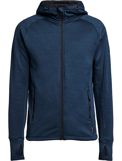 Tenson TXlite Hoodie Zip Men Pánska mikina s kapucňou 84.7403 tmavomodrá