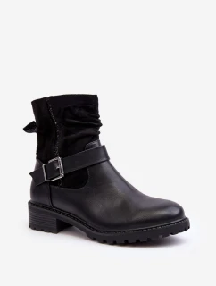 Dámské boty s podpatku s černé model 21640361 - Boto