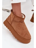 Śniegowce Damskie Na Platformie Camel Celyra Śniegowce Damskie Na Platformie Camel Celyra