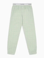 Dámske pyžamové nohavice QS5934E-FPV zelená - Calvin Klein