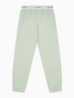 Dámske pyžamové nohavice QS5934E-FPV zelená - Calvin Klein