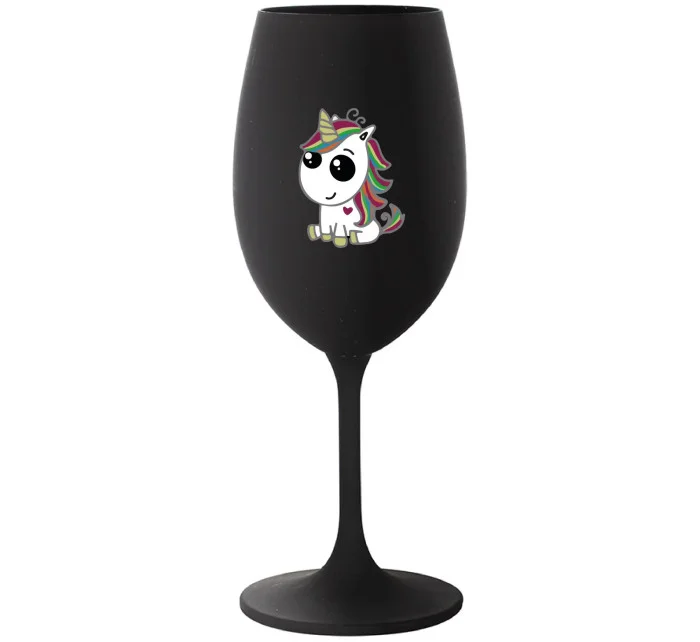 černá sklenice na víno 350 ml model 21772691 - Giftela černá sklenice na víno 350 ml model 21772691 - Giftela