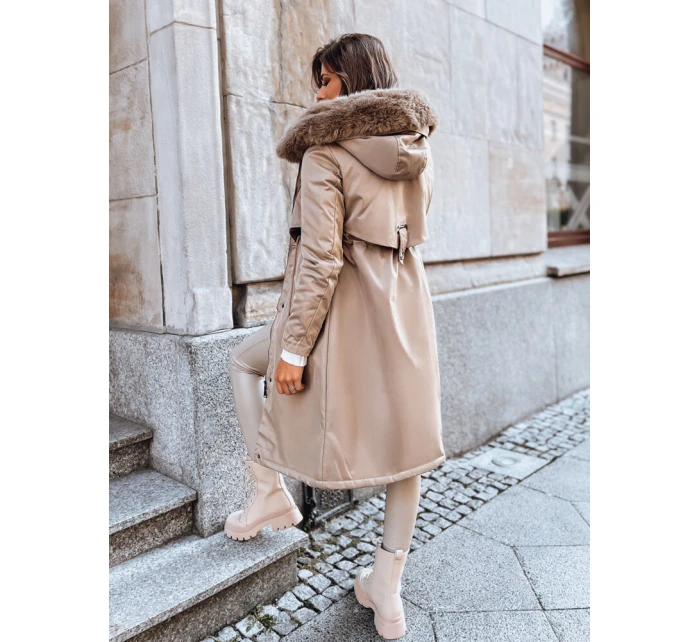 Dámská zimní bunda parka beige Dstreet model 21971507 - FashionStreet