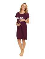 Dámská těhotenská košile model 20582576 wine - Doctornap