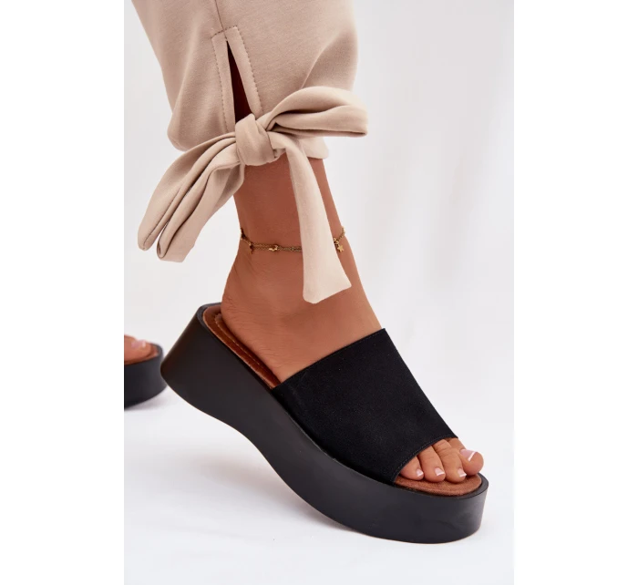 Dámské sandály na platformě Černé model 21951453 - Boto