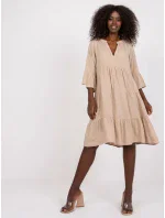 Dámske šaty-D73761M30214A2-béžové