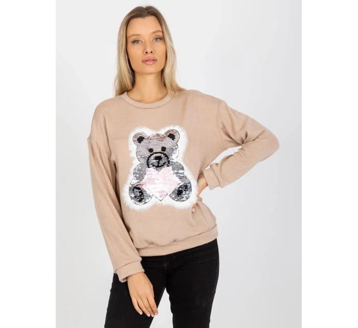 Blúzka LK BZ 509067 1.27 béžová Blúzka LK BZ 509067 1.27 béžová