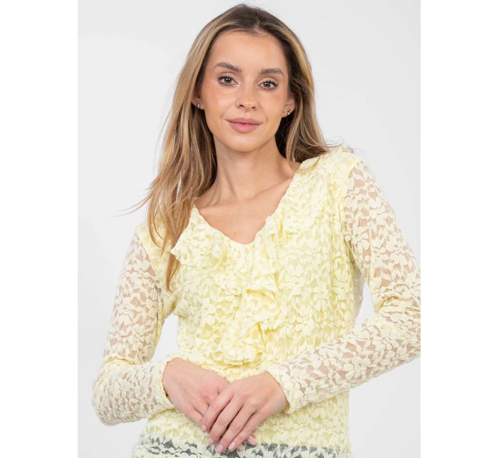 Blúzka MI BZ M6713.86 svetložltá Blúzka MI BZ M6713.86 svetložltá