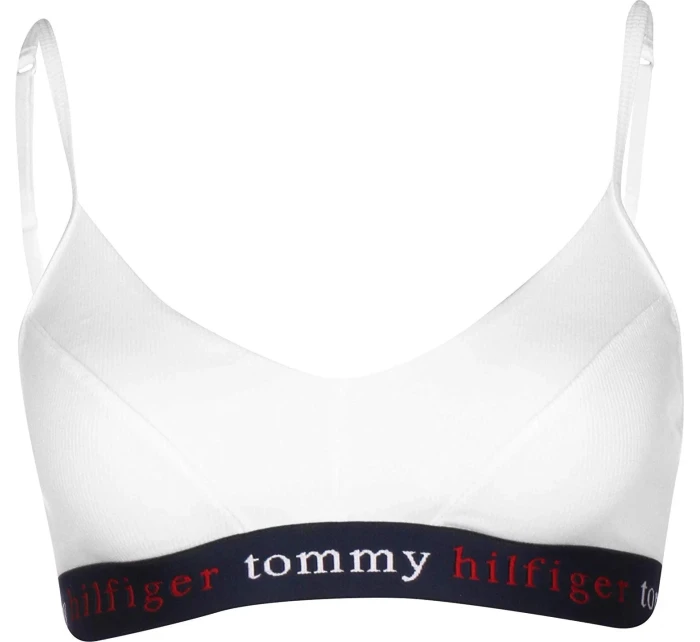 Podprsenka bez kostice UW0UW02230-YCD bielomodrá - Tommy Hilfiger Podprsenka bez kostice UW0UW02230-YCD bielomodrá - Tommy Hilfiger