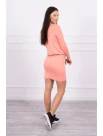 Dámske šaty 9013 / 16839 Apricot - Kesi