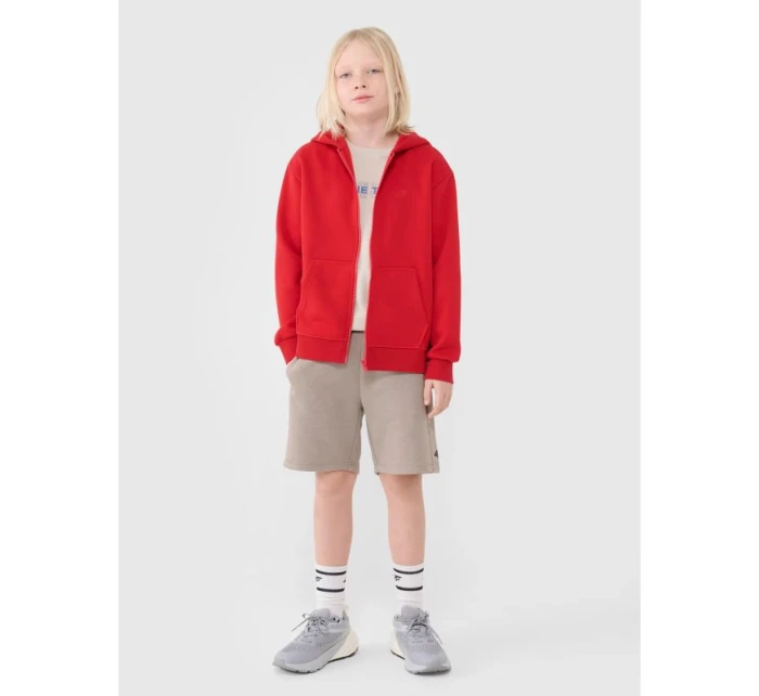 Chlapecká mikina s kapucí model 21435881 - 4F Chlapecká mikina s kapucí model 21435881 - 4F
