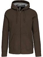 Kariban K 444 Mikina s kapucňou z hrubej bavlny 20.K444 tmavá khaki Kariban K 444 Mikina s kapucňou z hrubej bavlny 20.K444 tmavá khaki
