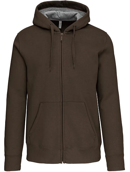 Kariban K 444 Mikina s kapucňou z hrubej bavlny 20.K444 tmavá khaki Kariban K 444 Mikina s kapucňou z hrubej bavlny 20.K444 tmavá khaki