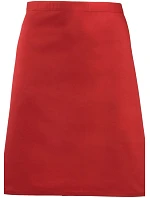 Premier PR 151 Krátka zástera po pás „Colours“ 39.0151 červená Premier PR 151 Krátka zástera po pás „Colours“ 39.0151 červená